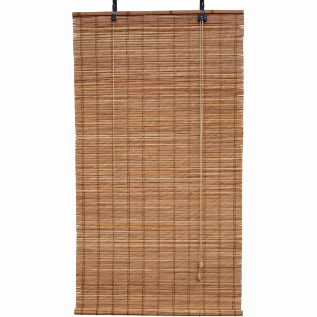 Barori Bamboebaas® bamboe rolgordijn Sem - Bruin - 80x180 cm - Natuurlijke look - Zonwerend - Duurzaam bamboe - Lichtdoorlatend - Geschikt voor binnen en buiten - Eenvoudige montage