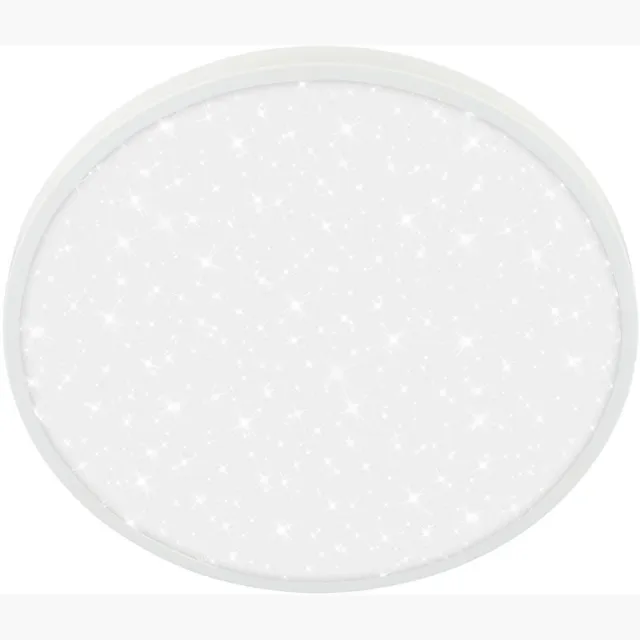 Briloner Competo – LED Plafondlamp – neutral wit licht – met ster decor – woonkamerlamp met decoratieve rand – Ø33 cm