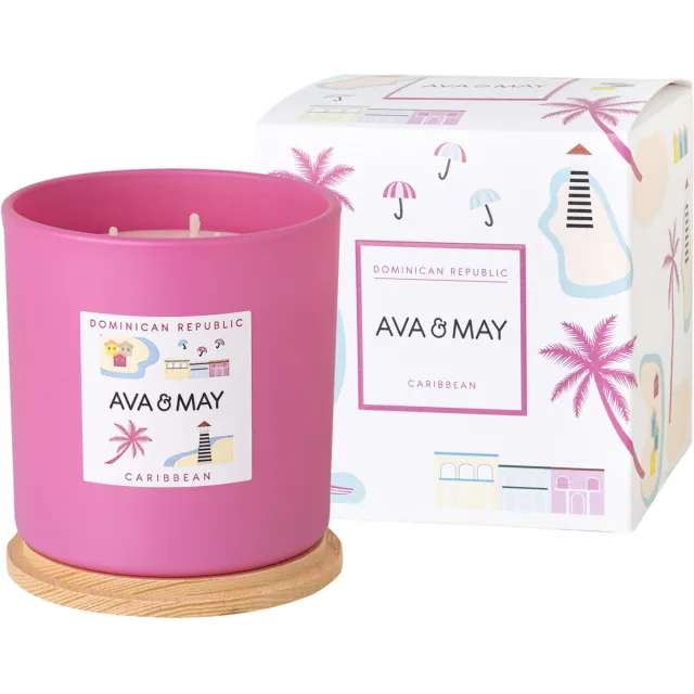 AVA & MAY CA-DORE-380, Rond, Roze, Coconut, Orchidee, Tonkaboon, 55 uur, 1 stuk(s)