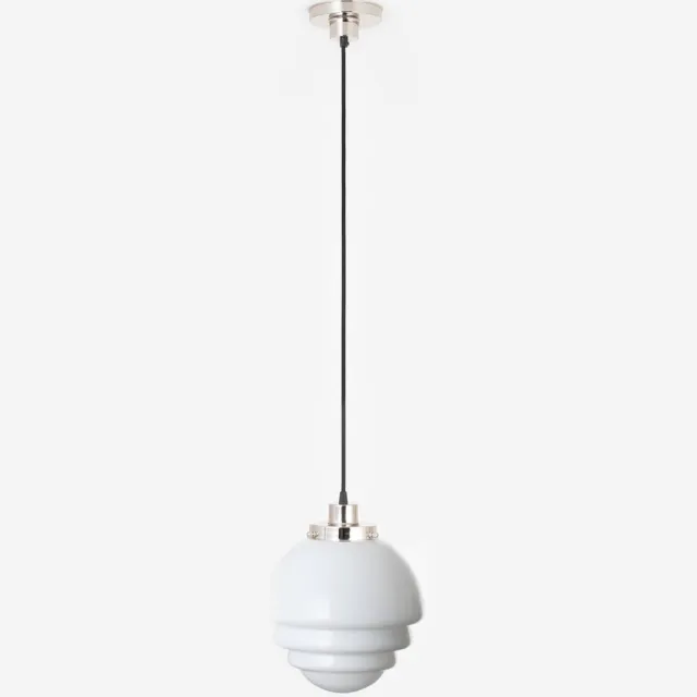 Coloured by Art Hanglamp aan snoer Citrus Small 20's Nikkel - Art Deco Trade