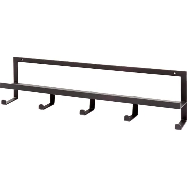 WOOOD Quinn Kapstok 5 Haken - Metaal - Zwart - 13x50x6,5
