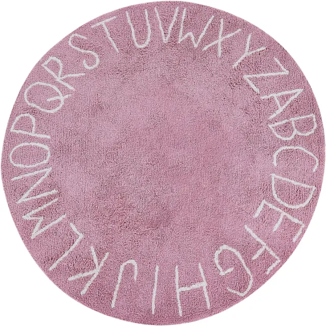 Beliani VURGUN - Vloerkleed - Roze - 120 cm - Katoen