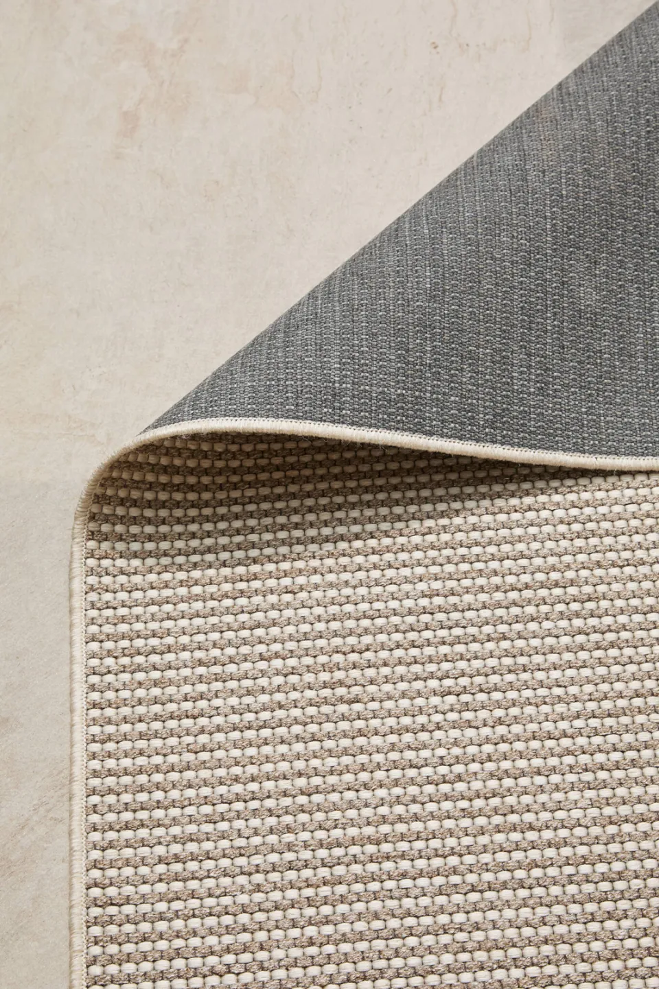 NOUS Living binnen- en buitenvloerkleed beige/créme, foto 4
