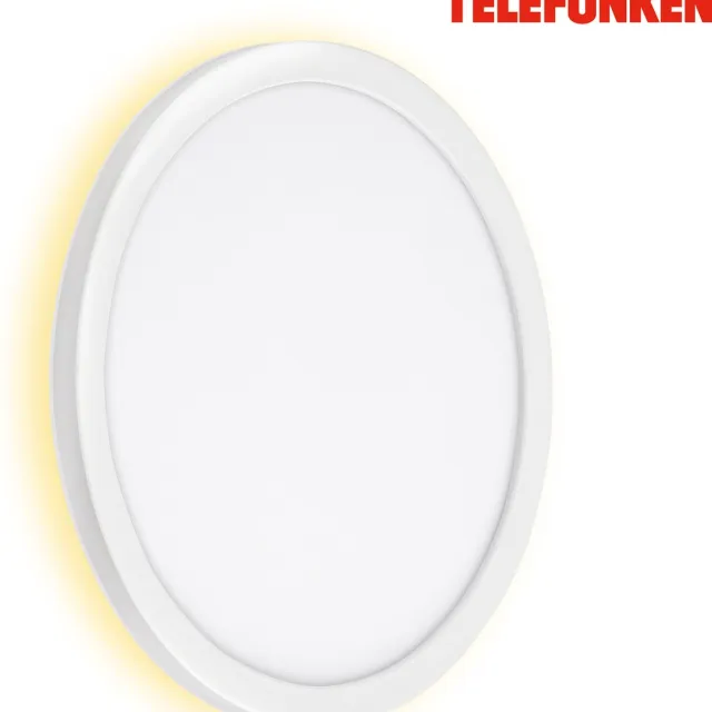 Telefunken NIZZA - LED Wandlamp Buiten, IP44, 4000K, 15W, Ø28cm, Wit