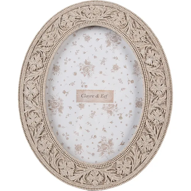 Clayre & Eef Fotolijst 13x18 cm Beige Kunststof