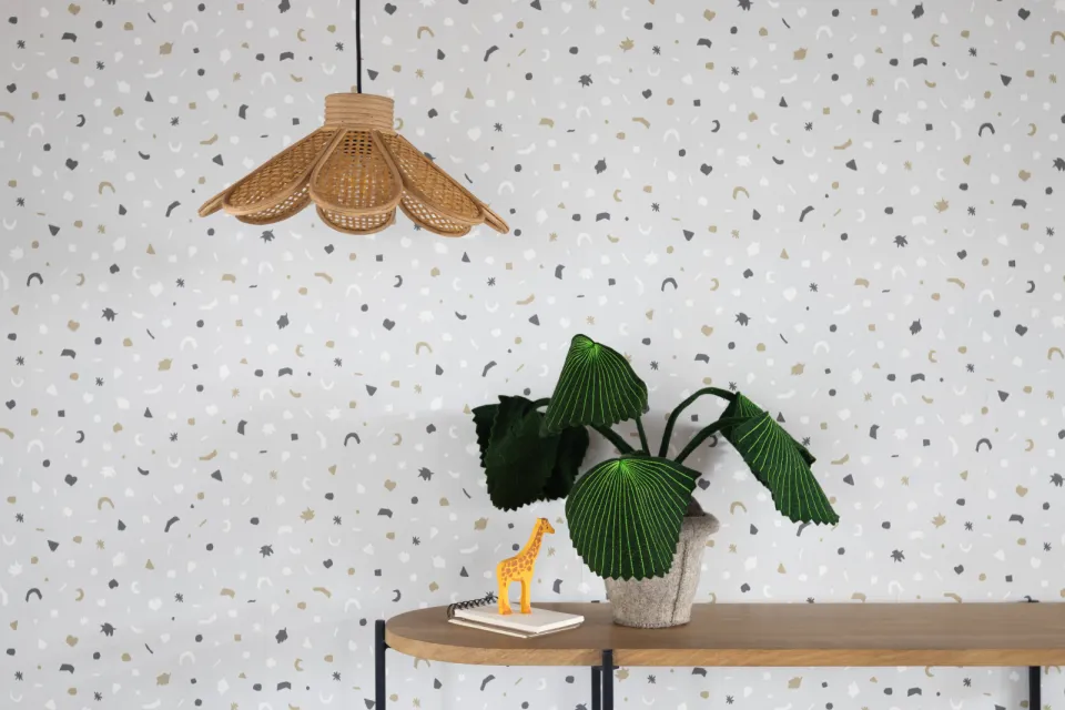 Kidsdepot Flore bamboe hanglamp naturel, foto 4