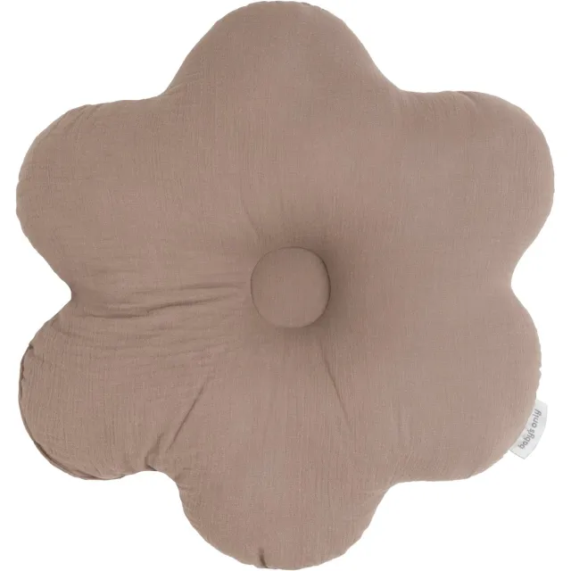 Baby's Only Sierkussen babykamer bloem Calm - Clay - 45x40 cm - Inclusief kussenvulling
