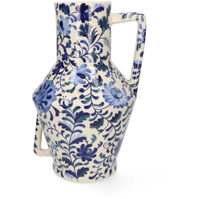 Return to Sender Vaas - H45 cm - Bed of Flowers Blue