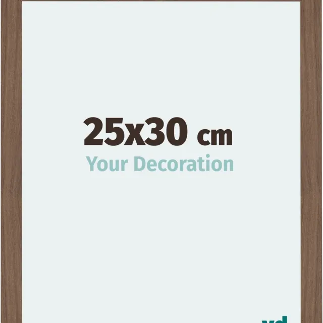 yd. Your Decoration - Fotolijst 25x30 cm - MDF - Walnoot Donker - Mura