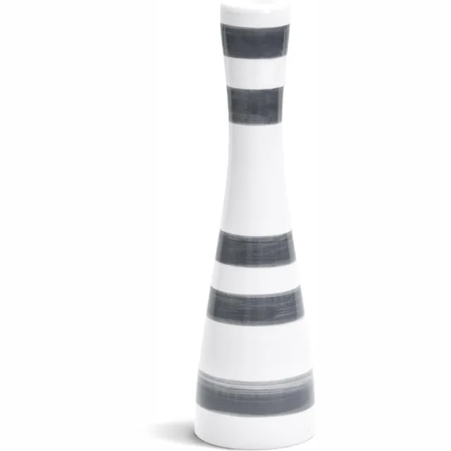 Kähler Design Kahler Design Omaggio Kandelaar - Hoogte 24 cm - Graniet Grijs/Wit Grijs, Wit