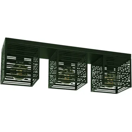 Eglo Plafondlamp Piedritas Zwart 3xe27