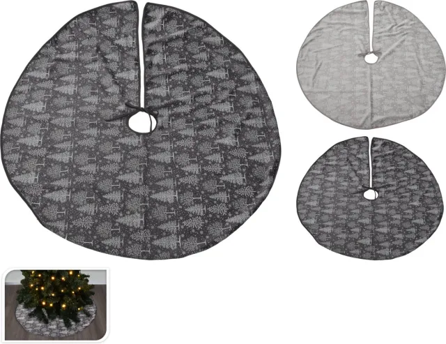 Konges Sløjd Kerstboom Rok/Kleed - Diameter 95cm - 2 Designs Zwart