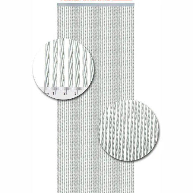 Vliegengordijnenexpert® Vliegengordijnenexpert Napoli - Vliegengordijn - 92x210 cm - Zilver