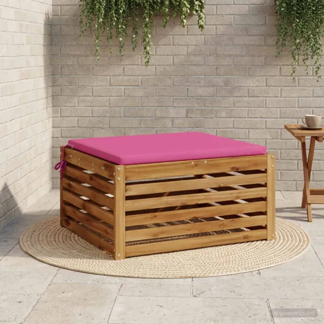 vidaXL Zitkussens SOEST 100% Polyester Roze 60 x 60 x 3 cm