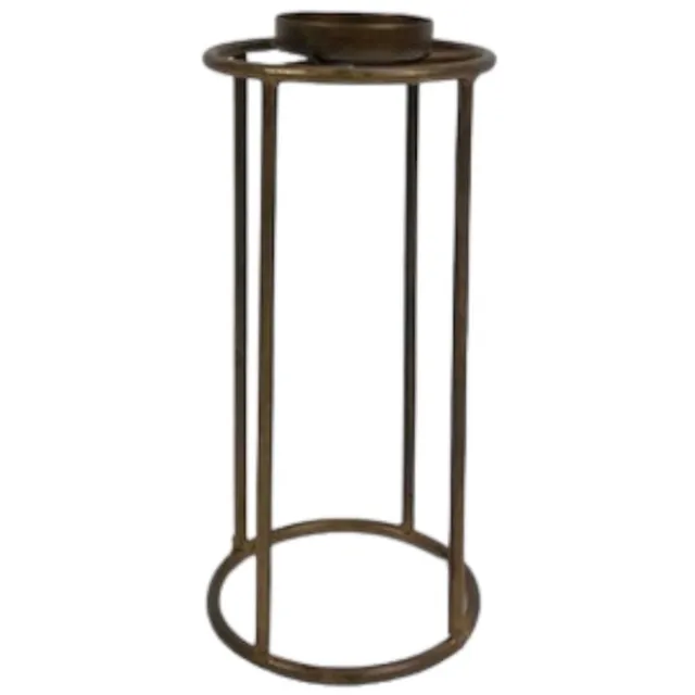 Cotton Counts T.Light Holder 10x10x20 cm Gold Goudkleurig