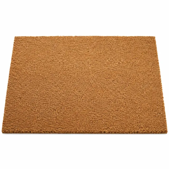 SWGOTA Effen kokos deurmat 60 x 90 cm voor de entree Bruin