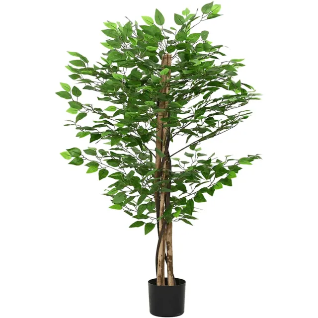 vidaXL Kunst Ficus plant 788 bladeren 120 cm groen
