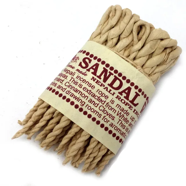 Ancient Wisdom Pure Herbs Wierooktouw - Sandelhout & Specerijen