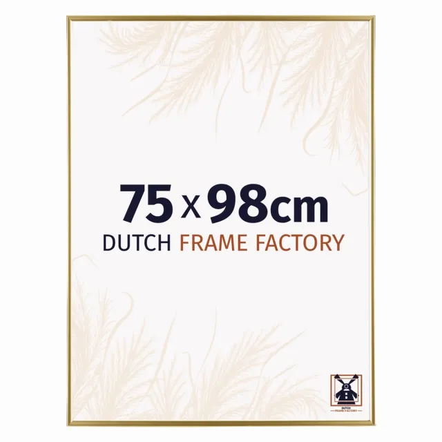 Dutch Frame Factory Fotolijst 75x98 cm - Kunststof - Goud - Easy