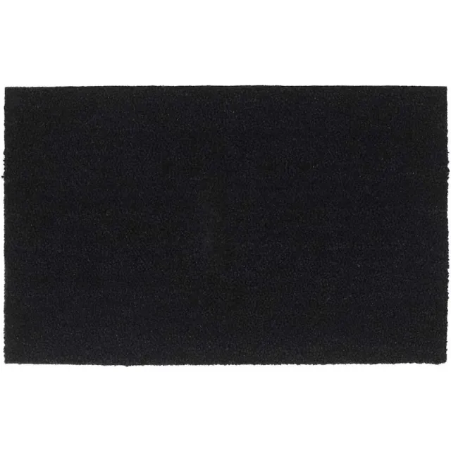 vidaXL Deurmat 50x80 cm getufte kokosvezel zwart