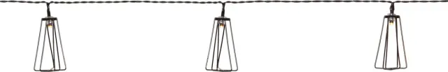 Star Trading LED-lichtketting op zonne-energie 'Eddy', warm wit, buiten, batterij, 180cm