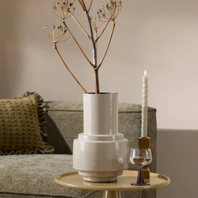 NOUS Living vaas Helena (33x22 cm) greige