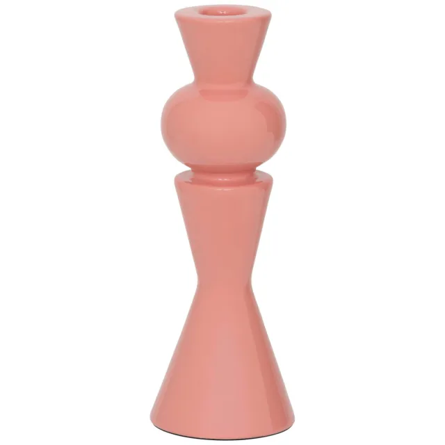 Urban Nature Culture keramieken kandelaar Celis 20 cm - roze