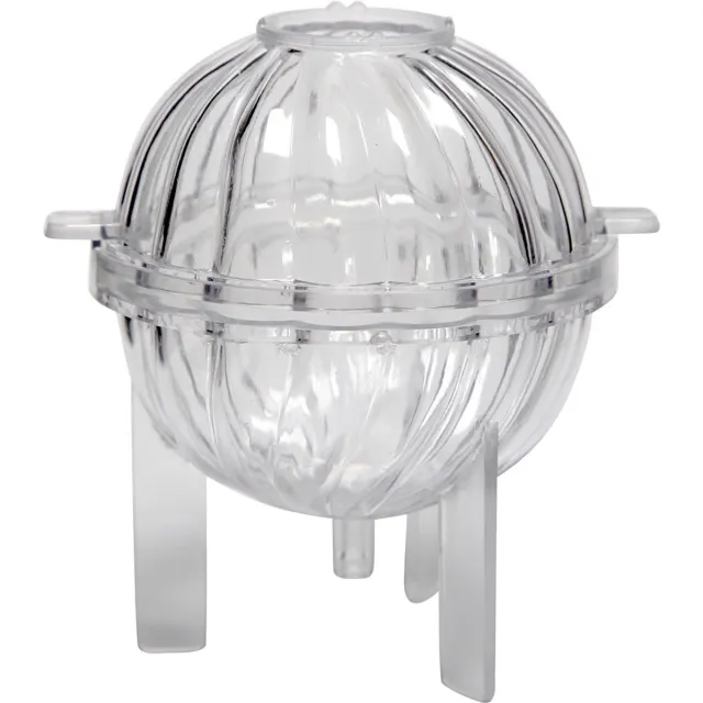 PacklinQ Kaarsen gietvorm, h: 70 mm, lont nr. 21 , Kogel met spiraal, 1stuk [HOB-79244] Clear