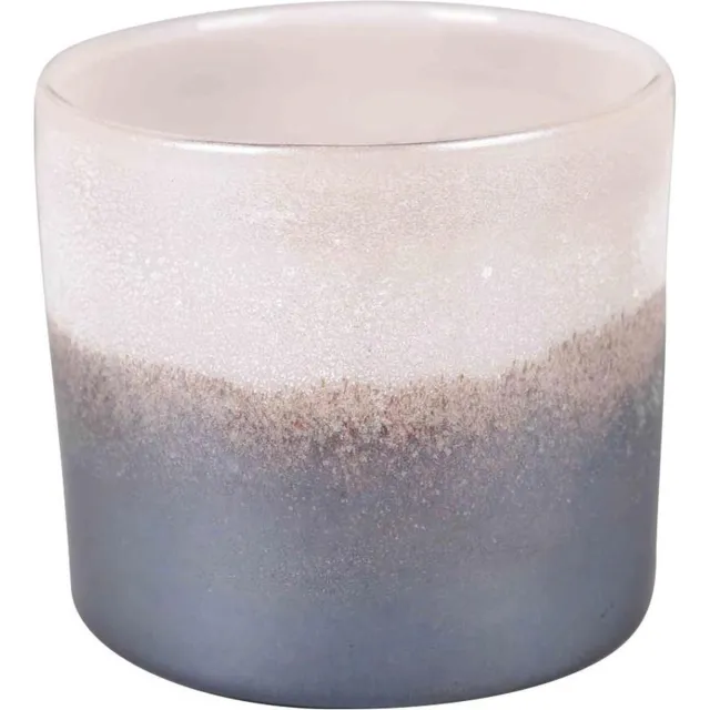 Rasteli Kaarsenhouder - glas - paars - D20,5 x H19 cm