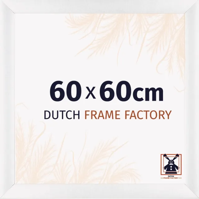 Dutch Frame Factory Fotolijst 60x60 cm - MDF - Wit Hoogglans - Praag