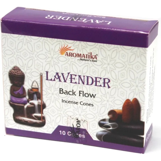 Aromatika Aromatica Backflow Wierook Kegels - Lavendel - 120 Kegels