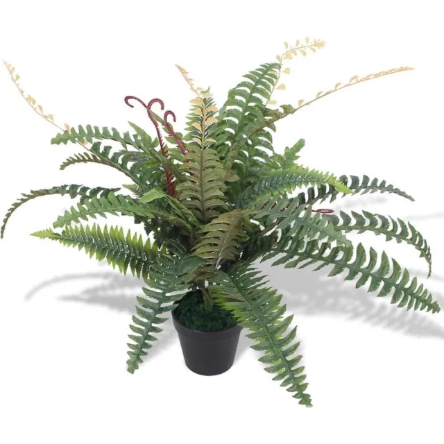 vidaXL Kunst - varen - plant - met - pot - 60 - cm - groen