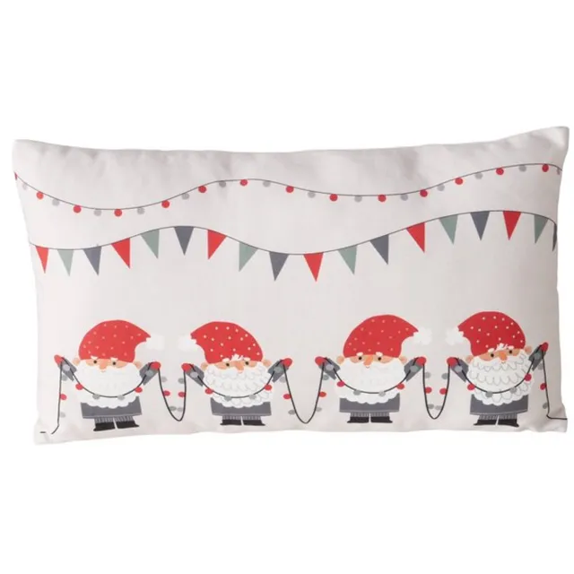 Boltze Home Sierkussen - Kussen met kerstmotief MONTI, 30 x 50 cm Multicolor