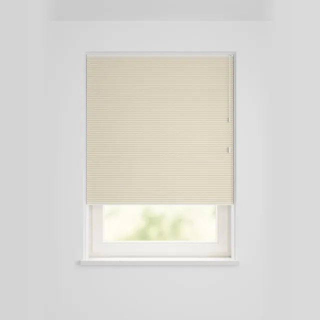 HEMA Plissé Dubbel Verduisterend Uni-meekleurende Achterkant Creme (creme)