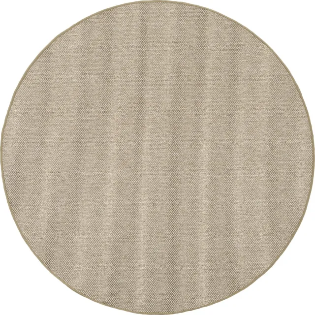 Snapstyle Vloerkleed Bentzon Natuur Platweave Rond Bruin