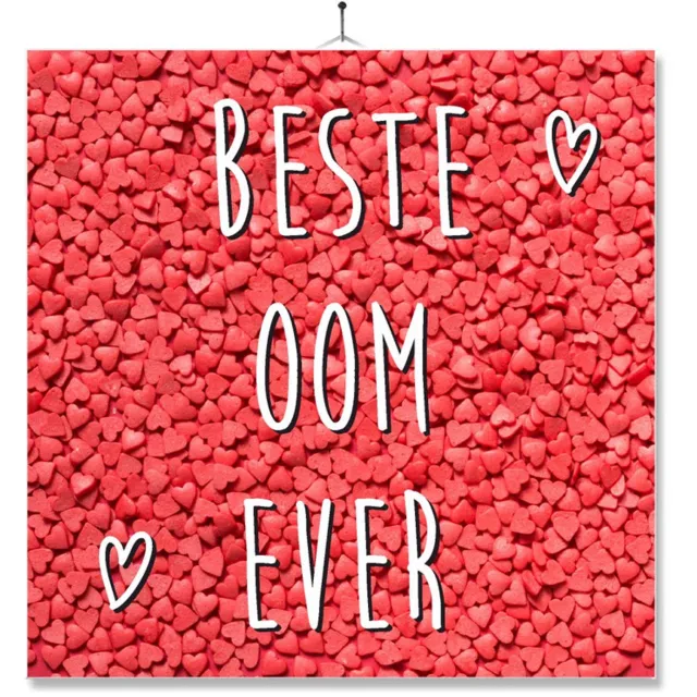 MC Living Tegel Met Opdruk | Kado | Cadeau | Beste Oom Ever Multi-Color