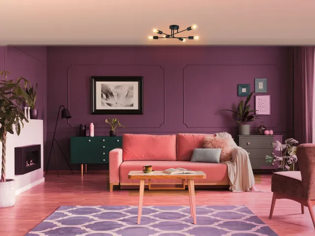 livarno Home - LED-plafondlamp - Moderne lamp met getint glas voor een huiselijke sfeer - Aantal LED's: 6 - Vermogen: max. 4,2 W - Fitting: Zwart