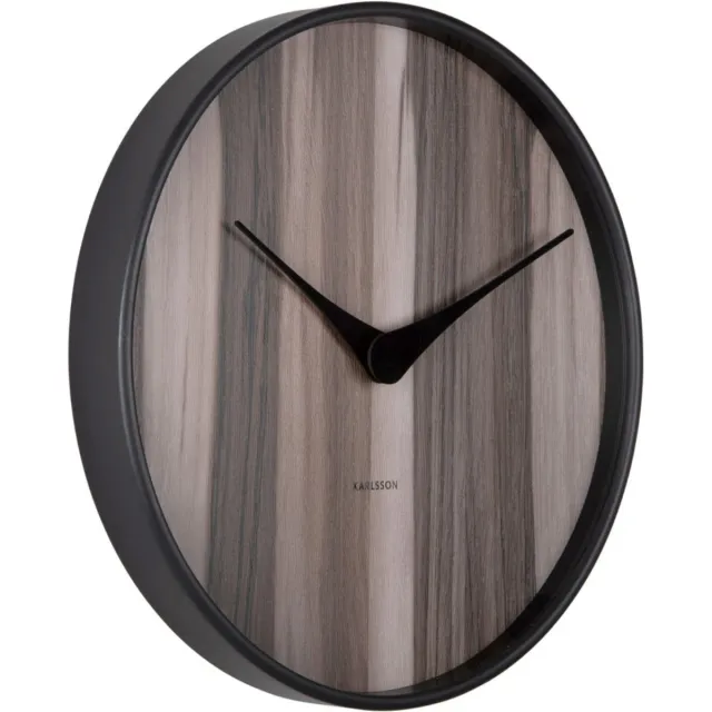 Karlsson Wandklok Wood Melange - Bruin - Ø40cm - Wandklok Modern