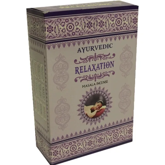 Yogi & Yogini Meditation Wierook Ayurvedische masala Relaxation - 10 g - (12st.) Bruin