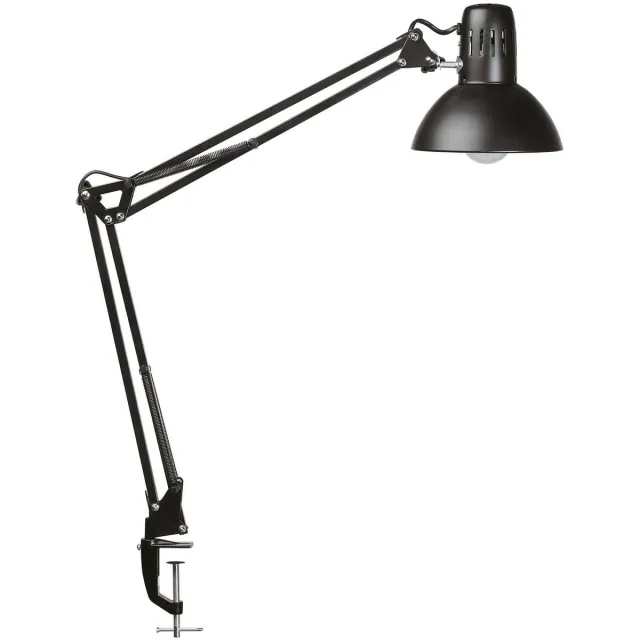 Maul MAULstudy Bureaulamp - LED - Metaal - Zwart - E27 Fitting - Tafellamp met Klem