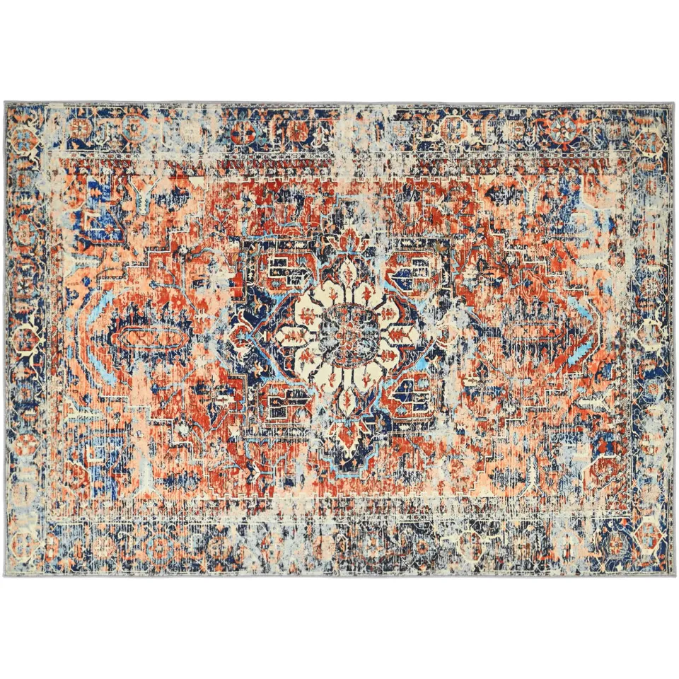vidaXL Vloerkleed ORIZ Oranje 120 x 170 cm 100% polyester