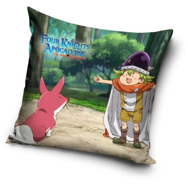 Anime Zeven Doodzonden Kussenhoes 40x40 cm Fluweel Meerkleurig