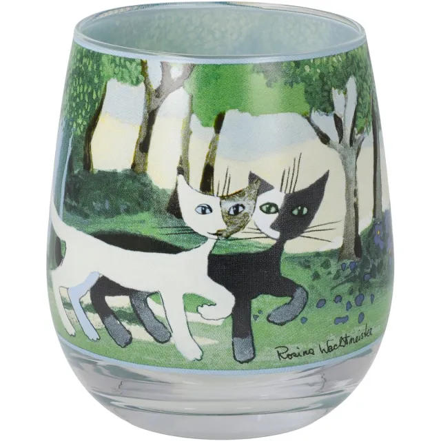 Goebel Rosina Wachtmeister | Windlicht Una passeggiata nel verde | Glas - 9cm