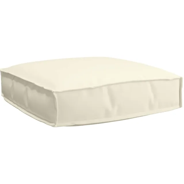 vidaXL Kussen Oxford Stof Crèmekleurig 60 x 60 x 12 cm