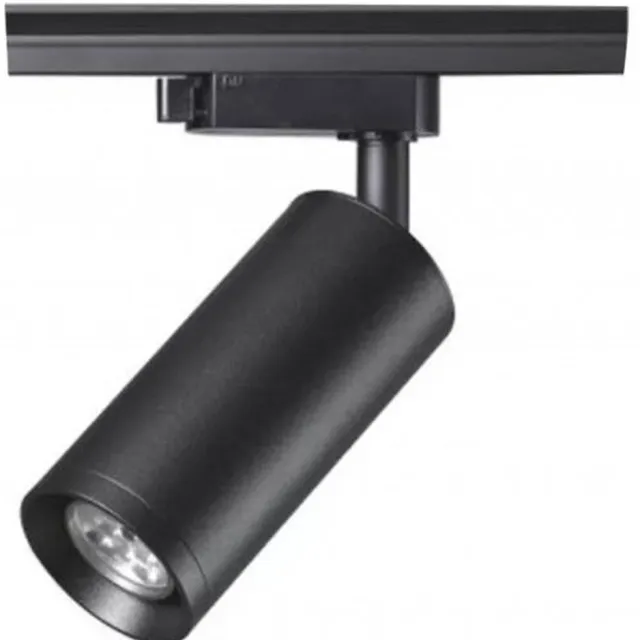BlinQ 3 Fase Rail armatuur met GU10 Fitting, Zwartkleurige behuizing