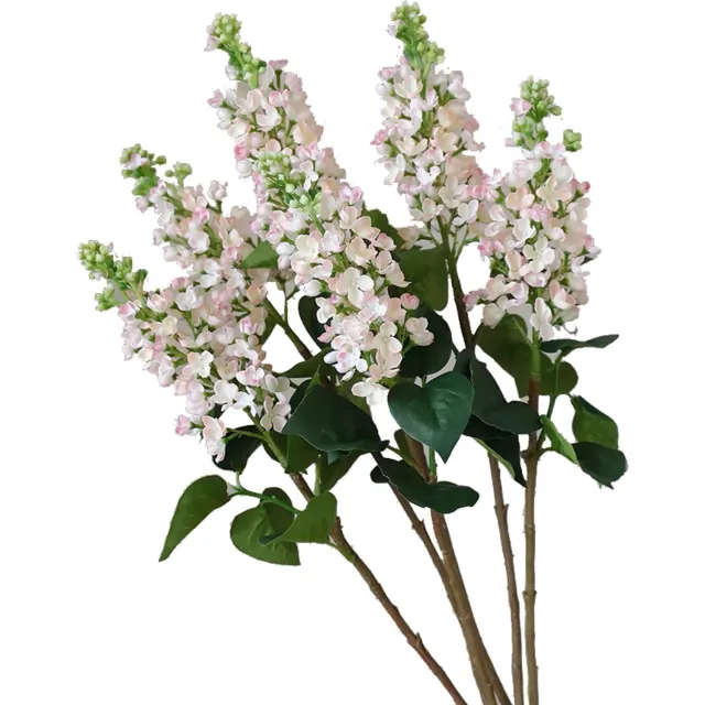 Globalgiftshop Steelbloem - kunstbloem ridderspoor 76 cm roze per 3 takken