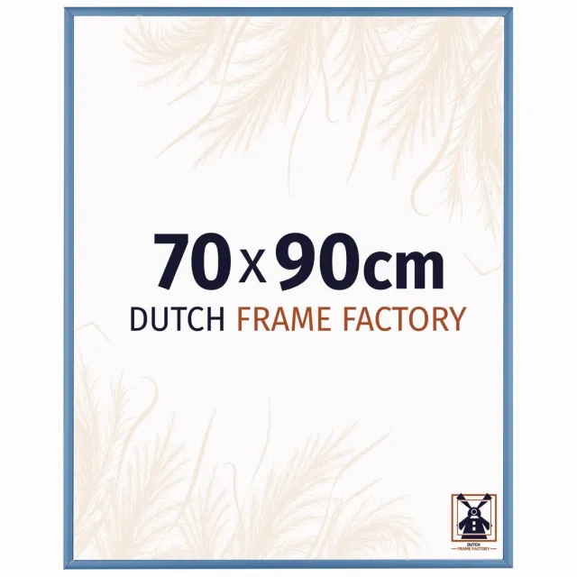 Dutch Frame Factory Fotolijst 70x90 cm - Aluminium - Staal Blauw - Kampen