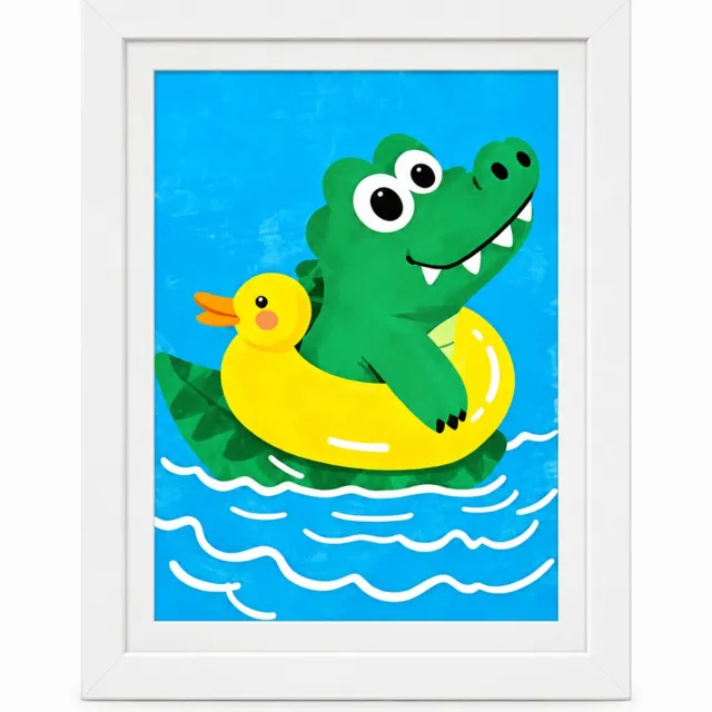 SWGOTA Witte openklapbare fotolijst voor foto's van 10,1 x 15,2 cm - Rechthoekige MDF-lijst voor foto's en tekeningen