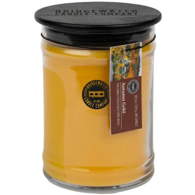 Bridgewater Candle Large Jar Autumn Gold Geel