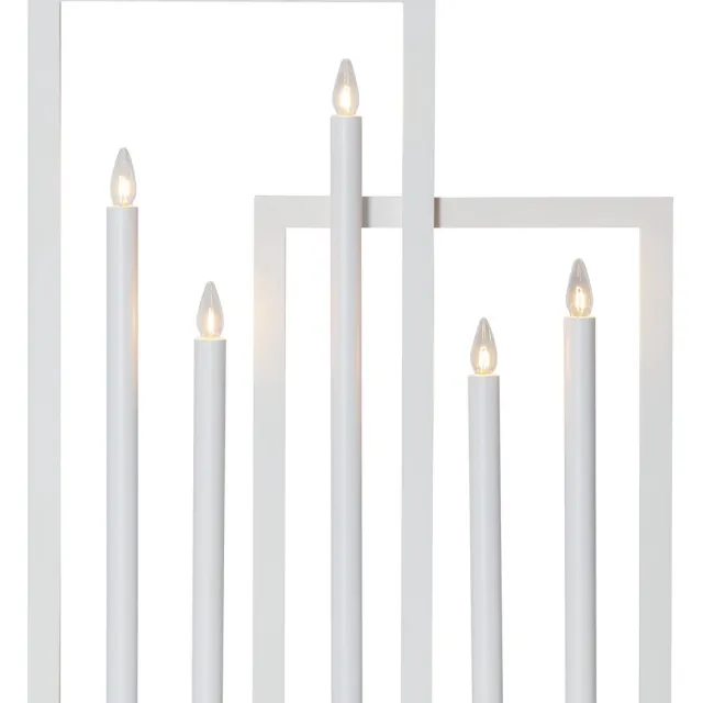 Star Trading kandelaar 'Frame', 5 lichts, wit